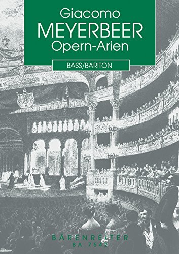 (Arien, Ausw.) Opern-Arien, Baß/Bariton: Für Gesang und Klavier. Hrsg. v. Peter Kaiser