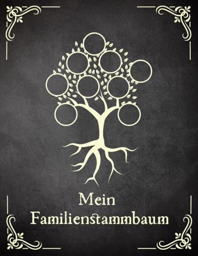 Mein Familienstammbaum: Arbeitsbuch für Hobby Ahnenforscher für mehrere Generationen, Familien Stammbaum und Familiengeschichte für Ahnenbuch zum ... und Vorfahren als Geschenk oder Geschenkidee von Independently published