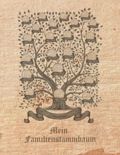 Mein Familienstammbaum: Arbeitsbuch für Hobby Ahnenforschung für mehrere Generationen, Familien Stammbaum, Ahnentafel und Familiengeschichte für ... & Rechercheprotokolle, Genealogie