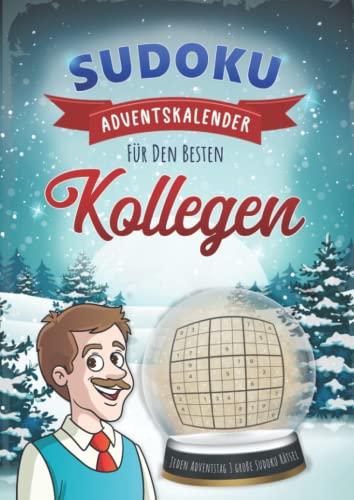Sudoku Adventskalender für Kollegen: Weihnachtlicher Advents Kalender mit Rätsel Sudokus für jeden Adventstag drei große Sudoku Puzzle mit drei ... Geschenk Rätselblock & Rätselheft inkl. Lös Sudoku Adventskalender für Kollegen: Weihnachtlicher Advents Kalender mit Rätsel Sudokus für jeden Adventstag drei große Sudoku Puzzle mit drei ... Geschenk Rätselblock & Rätselheft inkl. Lös von Independently published