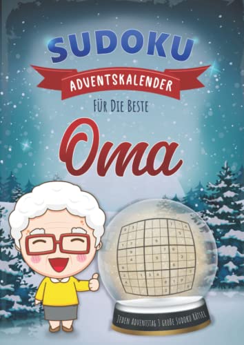 Sudoku Adventskalender für Oma: Weihnachtlicher Advents Kalender mit Rätsel Sudokus für jeden Adventstag drei große Sudoku Puzzle mit drei ... Rätselblock & Rätselheft inkl. Lösungen Sudoku Adventskalender für Oma: Weihnachtlicher Advents Kalender mit Rätsel Sudokus für jeden Adventstag drei große Sudoku Puzzle mit drei ... Rätselblock & Rätselheft inkl. Lösungen