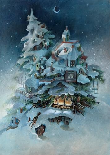 Estelle Meyrand WEIHNACHTSBAUMHAUS: Adventskalender von Little Tiger