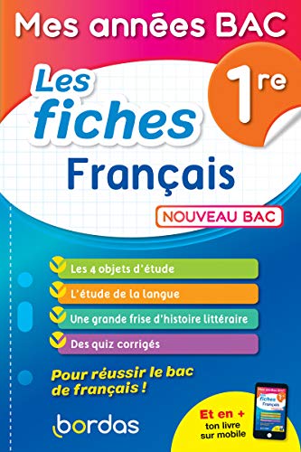 Mes années Bac - Les fiches Français 1re von Bordas