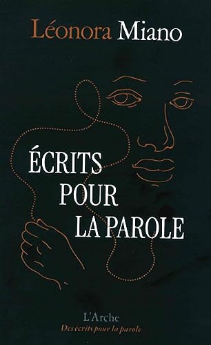 Écrits pour la parole