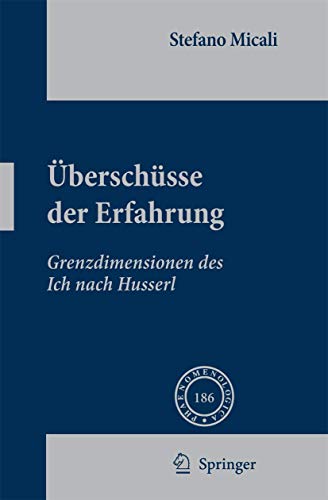 Überschüsse der Erfahrung: Grenzdimensionen des Ich nach Husserl (Phaenomenologica, 186, Band 186)