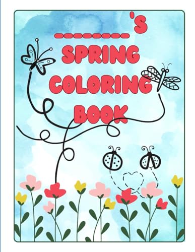 Spring Coloring Book: Personalized Spring Coloring Book von Independently published