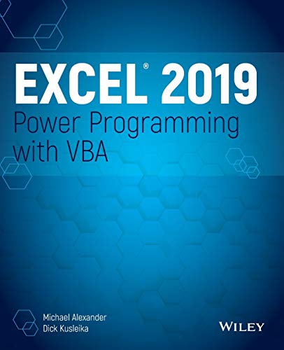 Excel 2019 Power Programming with VBA von Wiley