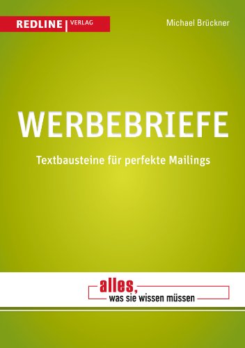 Werbebriefe: Textbausteine für perfekte Mailings