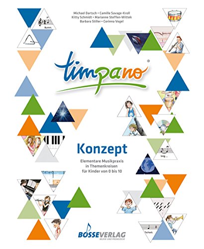 TIMPANO - Konzept. Elementare Musikpraxis in Themenkreisen für Kinder von 0 bis 10. Ringordner mit 3 Hörbeispiel-CDs