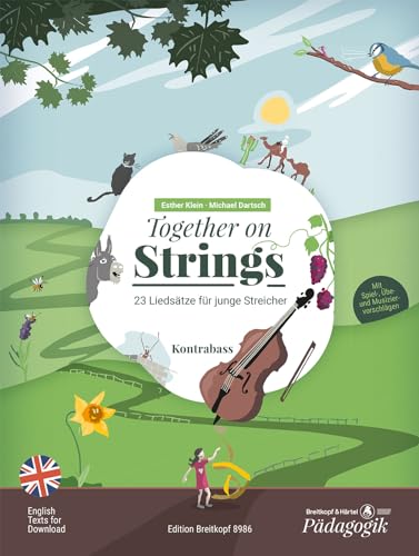 Together on Strings - 23 Liedsätze für junge Streicher - Kontrabass (EB 8986)