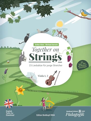 Together on Strings - 23 Liedsätze für junge Streicher - Viola 1+2 (EB 8984)