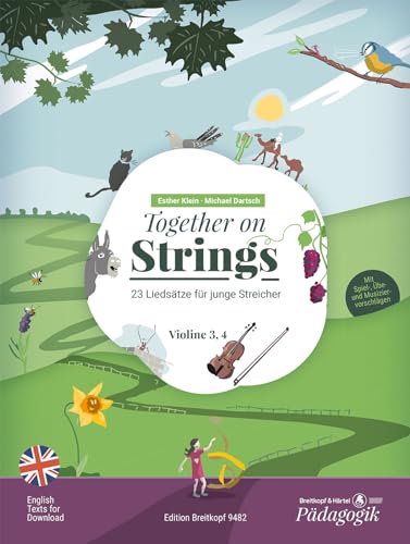 Together on Strings - 23 Liedsätze für junge Streicher - Violine 3+4 (EB 9482))