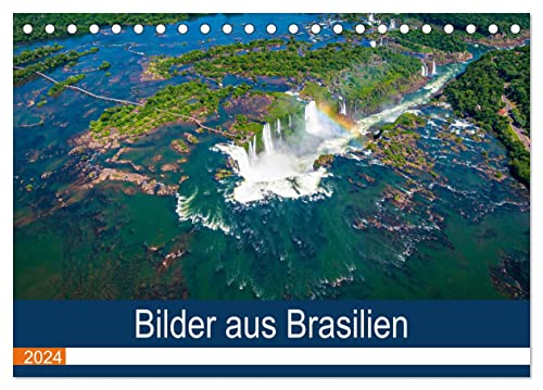 Bilder aus Brasilien (Tischkalender 2024 DIN A5 quer), CALVENDO Monatskalender
