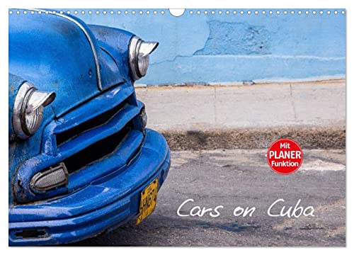 Cars on Cuba (Wandkalender 2025 DIN A3 quer), CALVENDO Monatskalender von CALVENDO