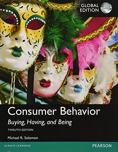 Consumer Behavior: Buying, Having, and Being, Global Edition von Pearson