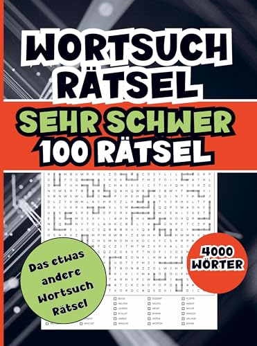 Wortsuchrätsel schwer- 4000 Wörter, 100 Seiten: A4. In allen Richtungen- Wortsuchrätsel für Erwachsene. Das außergewöhnliche Wortspiel. Wortsuchrätsel schwer- 4000 Wörter, 100 Seiten: A4. In allen Richtungen- Wortsuchrätsel für Erwachsene. Das außergewöhnliche Wortspiel. von Bookmundo