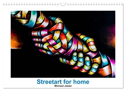 Streetart for home Michael Jaster (Wandkalender 2024 DIN A3 quer), CALVENDO Monatskalender