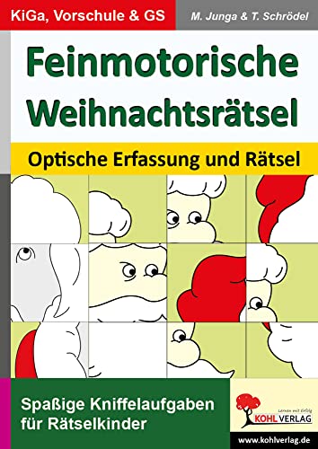 Feinmotorische Weihnachtsrätsel: Schwungübungen, beidseitiges Zeichnen & optische Erfassung Feinmotorische Weihnachtsrätsel: Schwungübungen, beidseitiges Zeichnen & optische Erfassung