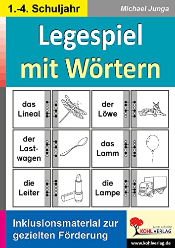Legespiel mit Wörtern: Inklusionsmaterial ab Klasse 2 von KOHL VERLAG Der Verlag mit dem Baum