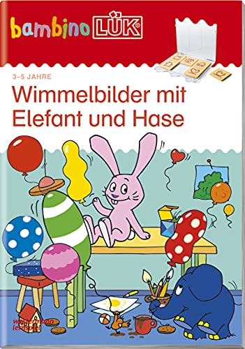 bambinoLÜK: 3/4/5 Jahre Wimmelbilder mit Elefant und Hase (bambinoLÜK-Übungshefte: Kindergarten) von Georg Westermann Verlag