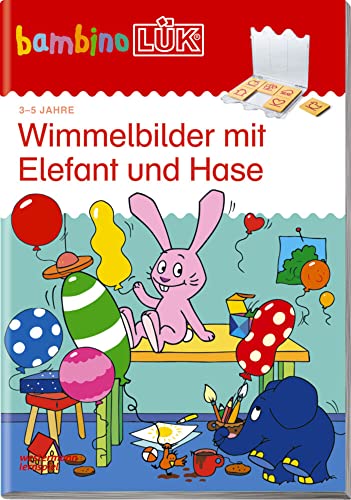 bambinoLÜK: 3/4/5 Jahre Wimmelbilder mit Elefant und Hase (bambinoLÜK-Übungshefte: Kindergarten) von Georg Westermann Verlag