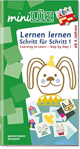 miniLÜK: Learning - Step by Step 1: Kindergarten/Vorschule Lernen lernen 1 (miniLÜK-Übungshefte: Kindergarten)