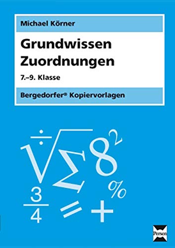Grundwissen Zuordnungen: (7. bis 9. Klasse) von Persen Verlag i.d. AAP