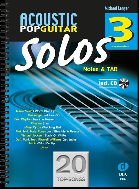 Acoustic Pop Guitar Solos 3 von Edition DUX
