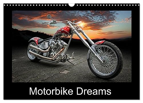 Motorbike Dreams (Wandkalender 2024 DIN A3 quer), CALVENDO Monatskalender