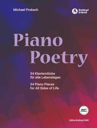 Piano Poetry - 34 Klavierstücke für alle Lebenslagen (EB 8840)