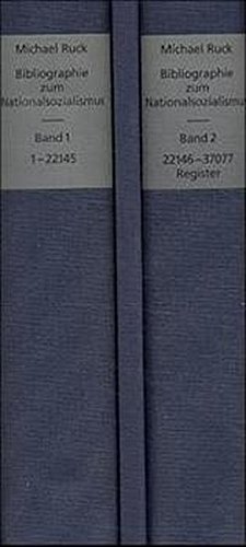 Bibliographie zum Nationalsozialismus, 2 Bde. m. CD-ROM (Einzelplatzlizenz) von wbg Academic in Wissenschaftliche Buchgesellschaft (WBG)