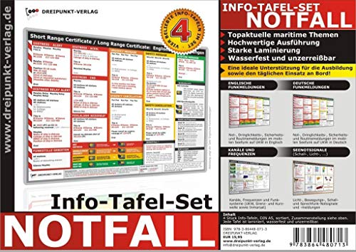 Info-Tafel-Set Notfall: 4 beliebte Info-Tafeln im Set (DIN A5) von Dreipunkt Verlag