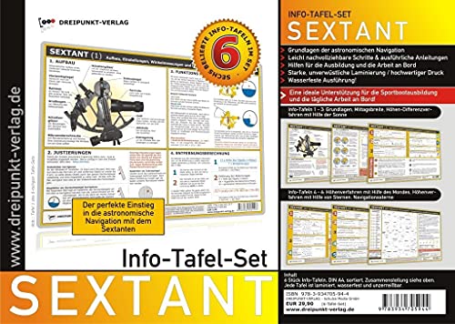 Info-Tafel-Set Sextant: Grundlagen der astronomischen Navigation von Dreipunkt Verlag