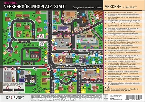 Verkehrsübungsplatz Stadtverkehr: Übungs- und Erklärungstafel für Verkehrssituationen im Stadtverkehr. Verkehrsübungsplatz Stadtverkehr: Übungs- und Erklärungstafel für Verkehrssituationen im Stadtverkehr. von Dreipunkt Verlag