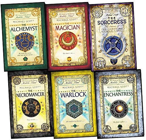 The Secrets of the Immortal Nicholas Flamel Series 1 - 6 Books Collection Set by Michael Scott (Alchemyst, Magician, Sorceress, Necromancer, Warlock & Enchantress)