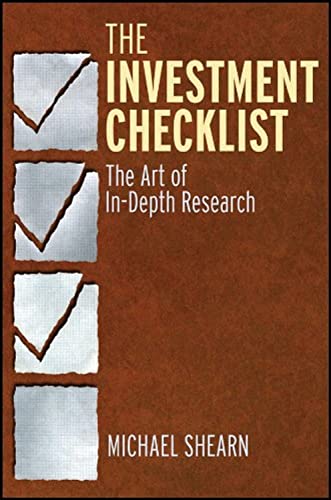 The Investment Checklist: The Art of In-Depth Research von Wiley