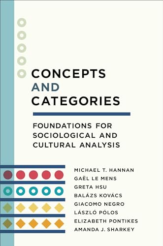 Concepts and Categories: Foundations for Sociological and Cultural Analysis (Middle Range)