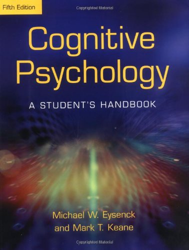 Cognitive Psychology: A Student's Handbook von Taylor & Francis Ltd.