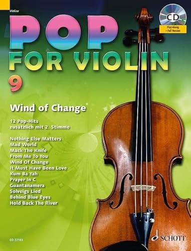 Pop for Violin: Wind Of Change. Band 9. 1-2 Violinen. (Pop for Violin, Band 9) von Schott Music