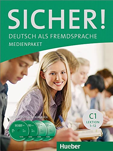 Sicher! C1: 2 Audio-CDs und 2 DVDs zum Kursbuch.Deutsch als Fremdsprache / Medienpaket von Hueber Verlag GmbH