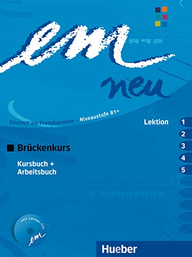em neu 2008 Brückenkurs: Deutsch als Fremdsprache / Kursbuch + Arbeitsbuch, Lektion 1–5 mit Arbeitsbuch-Audio-CD von HUEBER VERLAG GMBH & CO. KG