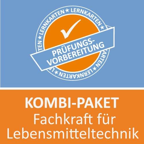 Kombi-Paket Fachkraft für Lebensmitteltechnik Lernkarten: Erfolgreiche Prüfungsvorbereitung auf die Abschlussprüfung von Princoso GmbH