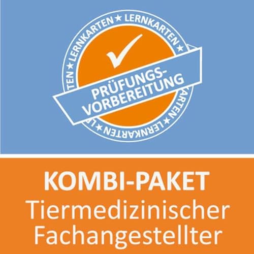 Kombi-Paket Tiermedizinischer Fachangestellter Lernkarten: Erfolgreiche Prüfungsvorbereitung auf die Abschlussprüfung von Princoso GmbH