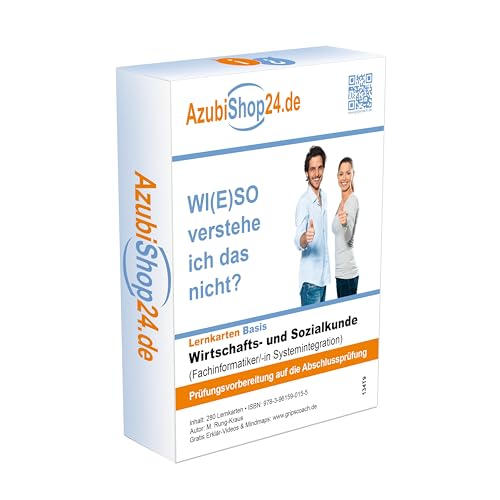 Lernkarten Wiso Wirtschafts- und Sozialkunde Fachinformatiker Systemintegration: Prüfungsvorbereitung auf die Abschlussprüfung