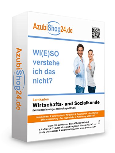 Lernkarten Wirtschafts- und Sozialkunde Medientechnologe / Medientechnologetechnologin Druck Prüfungsvorbereitung Medientechnologe: Wirtschafts- und ... Sozialkunde Prüfung Wiso Prüfungsvorbereitung