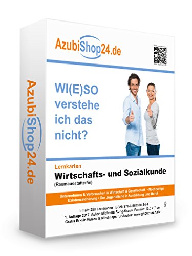 Lernkarten Wirtschafts- und Sozialkunde Raumausstatter / Raumausstatterin Prüfungsvorbereitung Wiso Prüfung: Wiso Prüfungsvorbereitung Wirtschafts- und Sozialkunde Prüfung