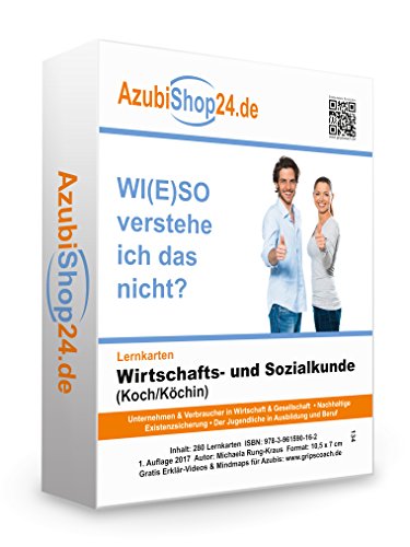 Prüfungsvorbereitung WISO Prüfung WISO Wirtschafts- und Sozialkunde Koch Köchin Lernkarten Wiso: Wiso Prüfungsvorbreitung Wirtschafts und Sozialkunde ... Wirtschafts und Sozialkunde Lernkarten