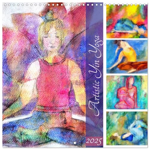 Artistic Yin Yoga (Wall Calendar 2025 12" x 24" / 30 x 60 cm (open)) CALVENDO 12 Month Wall Calendar von CALVENDO