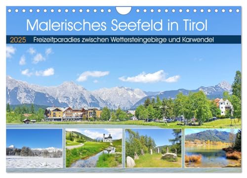 Malerisches Seefeld in Tirol (Wandkalender 2025 DIN A4 quer), CALVENDO Monatskalender