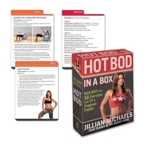 Jillian Michaels Hot Bod in a Box: Kick Butt with 50 Exercises from TV's Toughest Trainer von Potter Style